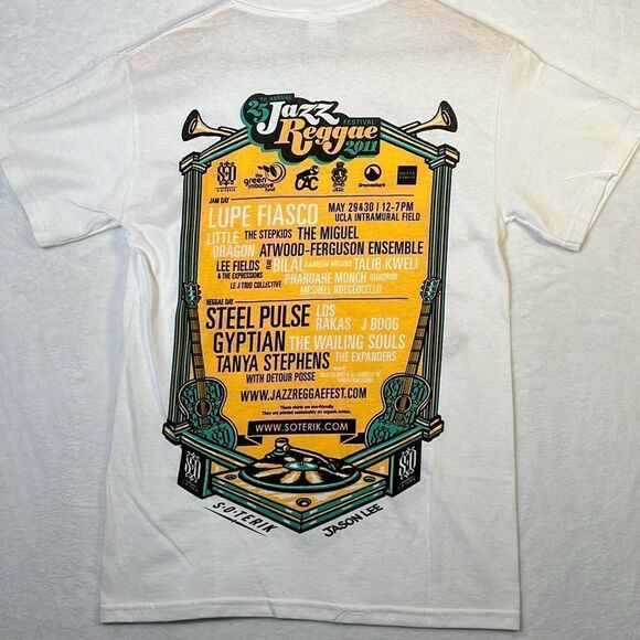 S.O. Terik Art Collective "UCLA JASON LEE “‎ reggae concert T-shirt- women Small - Picture 2 of 6